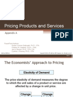 Pricing Products and Services: Appendix A