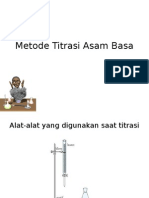 Metode Titrasi Asam Basa
