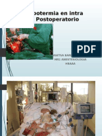 Hipotermia Intra y Postoperatoria