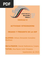 Download  Pasado y Presente de SEP Modulo 8 by Arturo Armando Gonzalez SN293126113 doc pdf