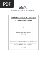 Download Attitude towards E-learning by khashoob SN2931290 doc pdf