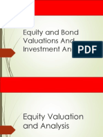 UNIT VI - Equity _ Bond Valuations and Investment Strategies - Sep 10