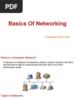 Basics of Networking: Created by Ashish Lohia