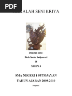 Download MAKALAH SENI KRIYA by Banget_Anak_9172 SN29313482 doc pdf