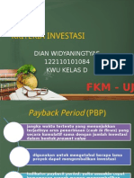 Kriteria Investasi