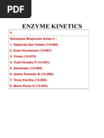 EnzEng 2 EnzymeKinetics C V VII