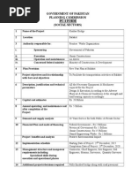 PC-1 FORM Revised 2005 Government of Pakistan Planning Commission Pc-1 ...