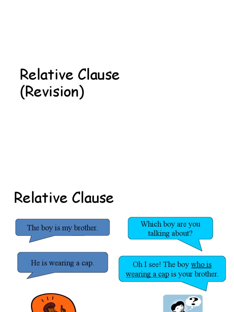 Understanding Relative Clauses Explained | PDF | Clause | Pronoun