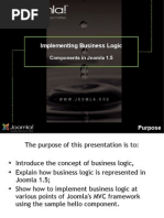 Download joomla day thailand 2008 - business logic with the mvc by Poomjit Sirawongprasert SN2931415 doc pdf