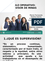 Sustentación. Supervisor Minero