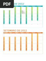 calendarios 2012