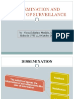 Materi Ajar, Dissemination and Report of Surveillance