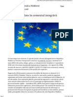 Activităţi Derulate În Contextul Integrării Europene