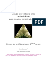 Theorie Des Probabilites