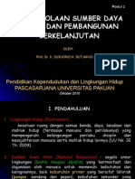 Pengelolaan Sumber Daya Alam Dan Pembangunan Berkelanjutan