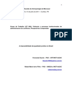 A impossibilidade da igualdade jurídica no Brasil