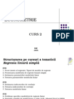 Curs 2. Econometrie 20152