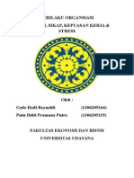 Paper Persepsi, Sikap, Kepuasan Kerja Dan Stress