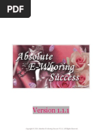 Absolute E-Whoring Success v1.1.1 PDF