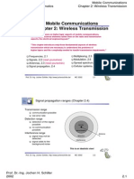 Mobile Communications Chapter 2: Wireless Transmission: Signal Propagation Ranges (Chapter 2.4)