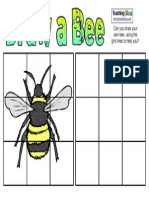 Can You Draw Your Own Bee, Using The Grid Lines To Help You?