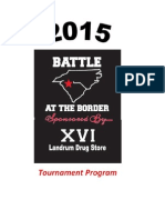 Tournament Sponsored by Landrum Drug Store Program