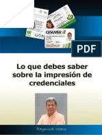 Impresión de Credenciales