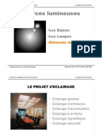 Les Sources Lumineuses Dans Le Projet Architectural