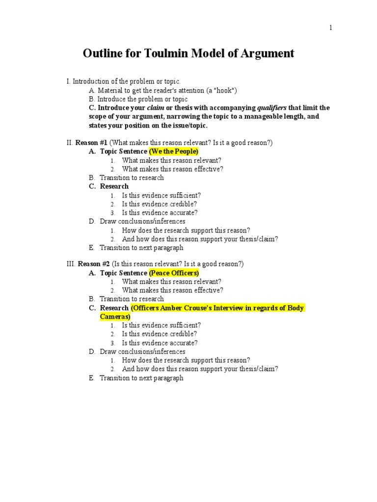 Outline For Essay 4 | PDF | Science & Mathematics