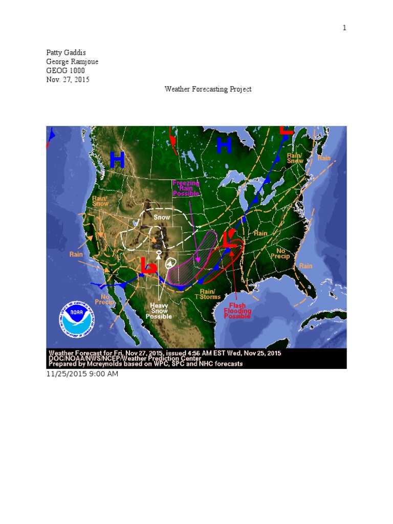 Weather Forecasting Project | PDF