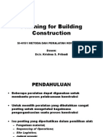Planning For Building Construction