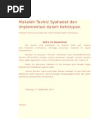 Download Makalah Tentang Tauhid Sosial by rizki SN293195838 doc pdf