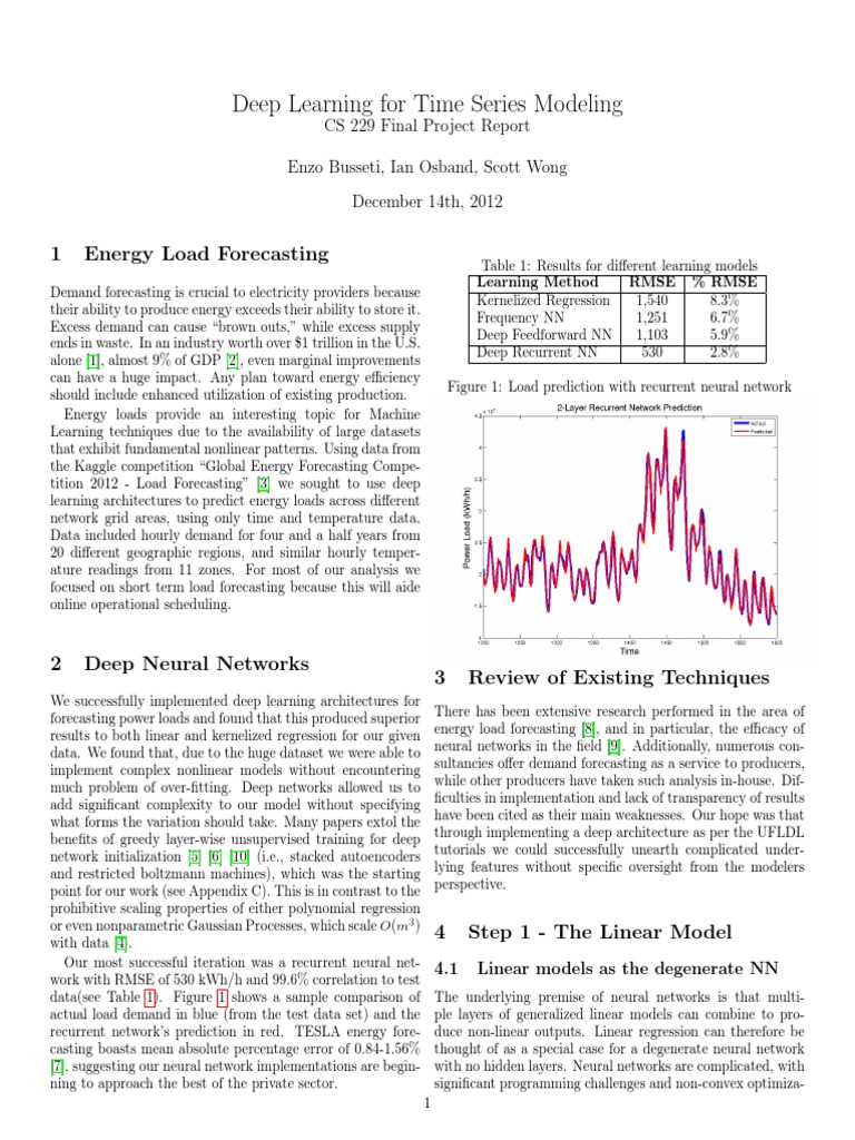 Deep Learning for Energy Load Forecasting | PDF | Deep Learning ...
