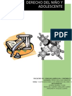 Derecho Del Niño y Adolescente 