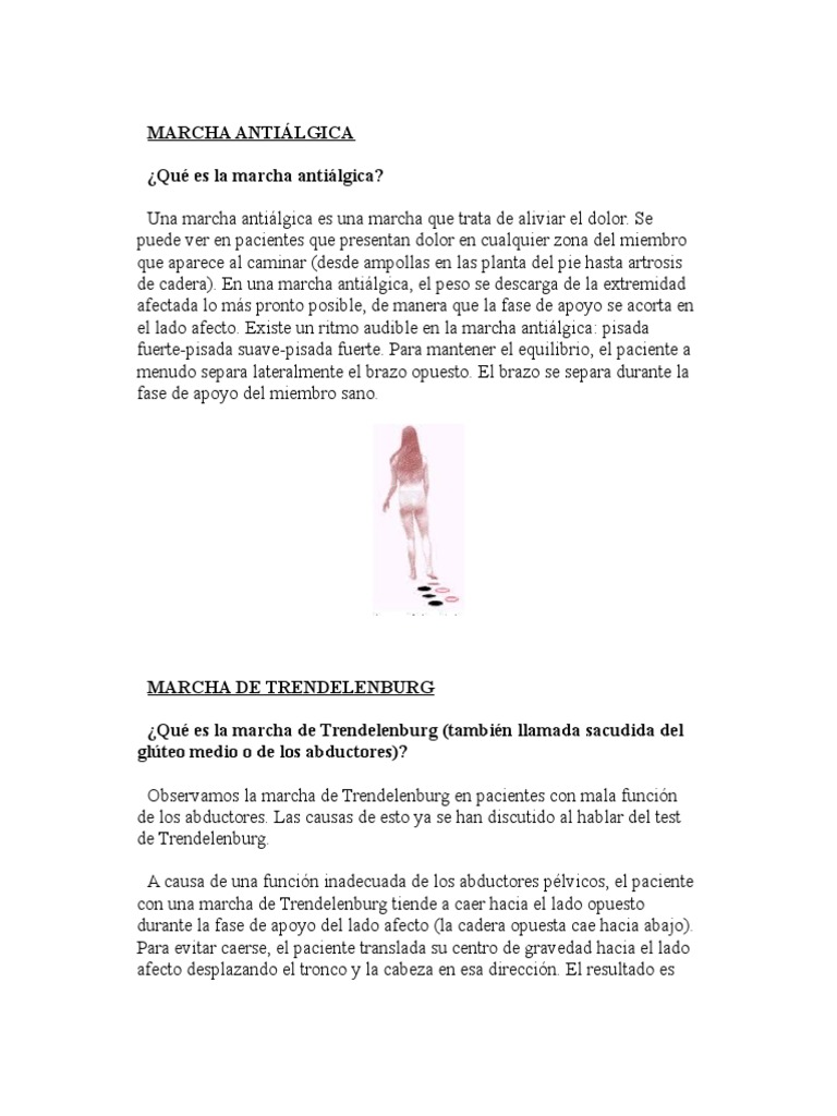 Marcha Antiálgica  Osteoartritis  Cadera