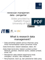 Data Management Intro - Twelve Slides Oct2012