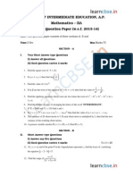 Cbse Class 11 Mathematics Sample Paper Sa1 2014 3 PDF