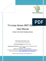 Bmt-2098c-A - User Manual-Analog Line Scan Camera PDF