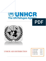 UNHCR Project Report