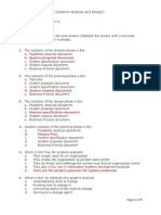 Systems Analysis and Design - Chapter1.Questions