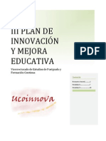 III Plan Innovación y Mejora Educativa