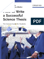 How To Write A Successful Science Thesis OK