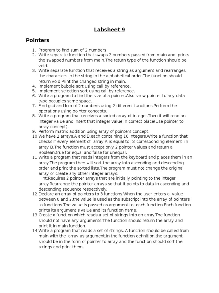 C Programming Functions and Pointers Guide | PDF