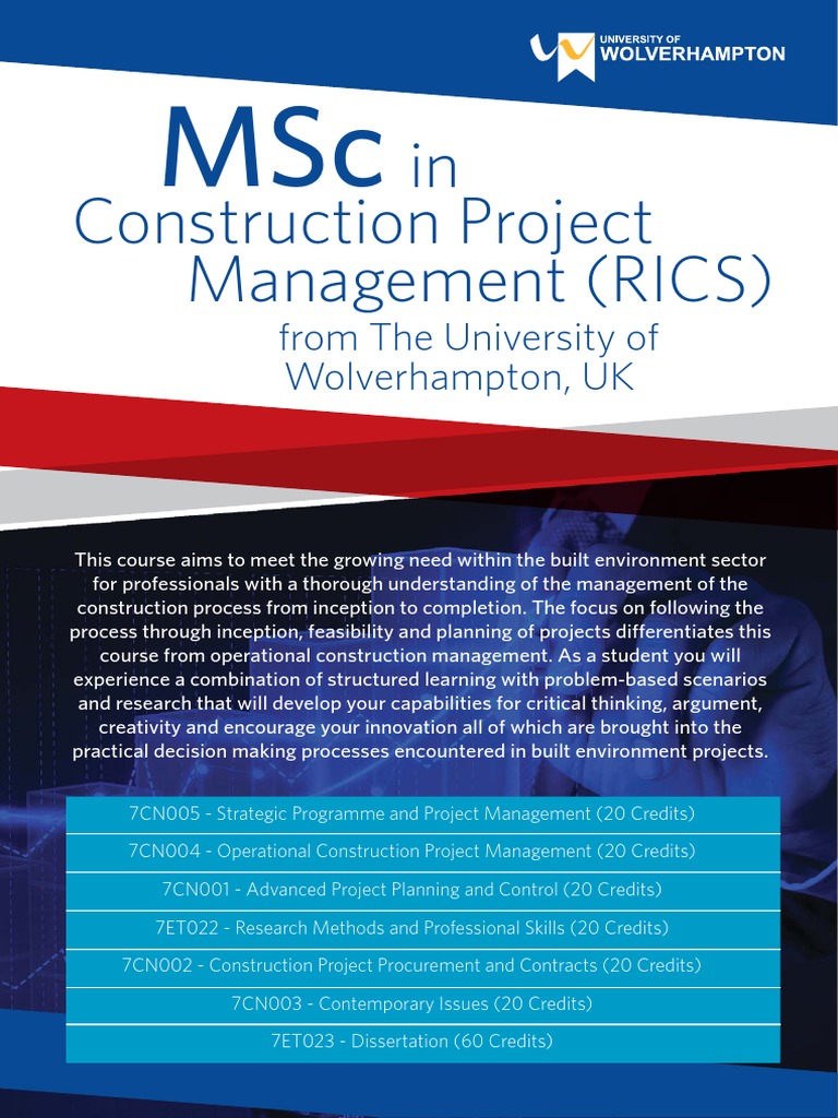 MSc in Construction Project Management | PDF