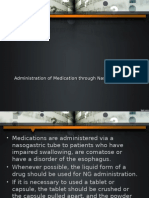 Administration of Medication through Nasogastric Tube.pptx