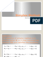 Simplex Method - LP
