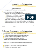 Software Engineering - Introduction: July 03 2