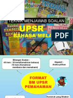 Teknik Menjawab Bahasa Melayu UPSR