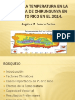 ROL DE LA TEMPERATURA EN LA EPIDEMIA DE CHIKUNGUNYA EN PUERTO RICO EN EL 2014. 