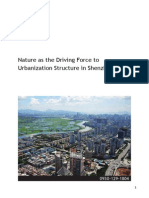 Nature as the driving force to urbanization structure in Shenzhen